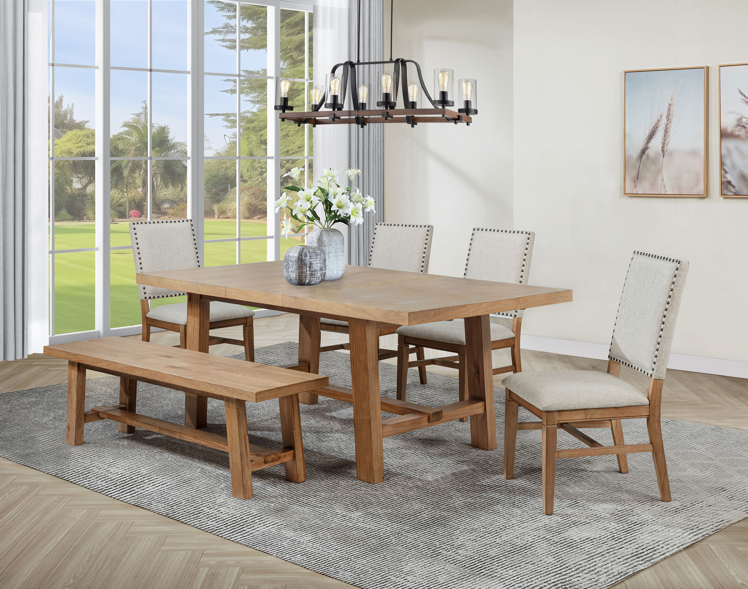 Middleton DINING TABLE 6 PC SET