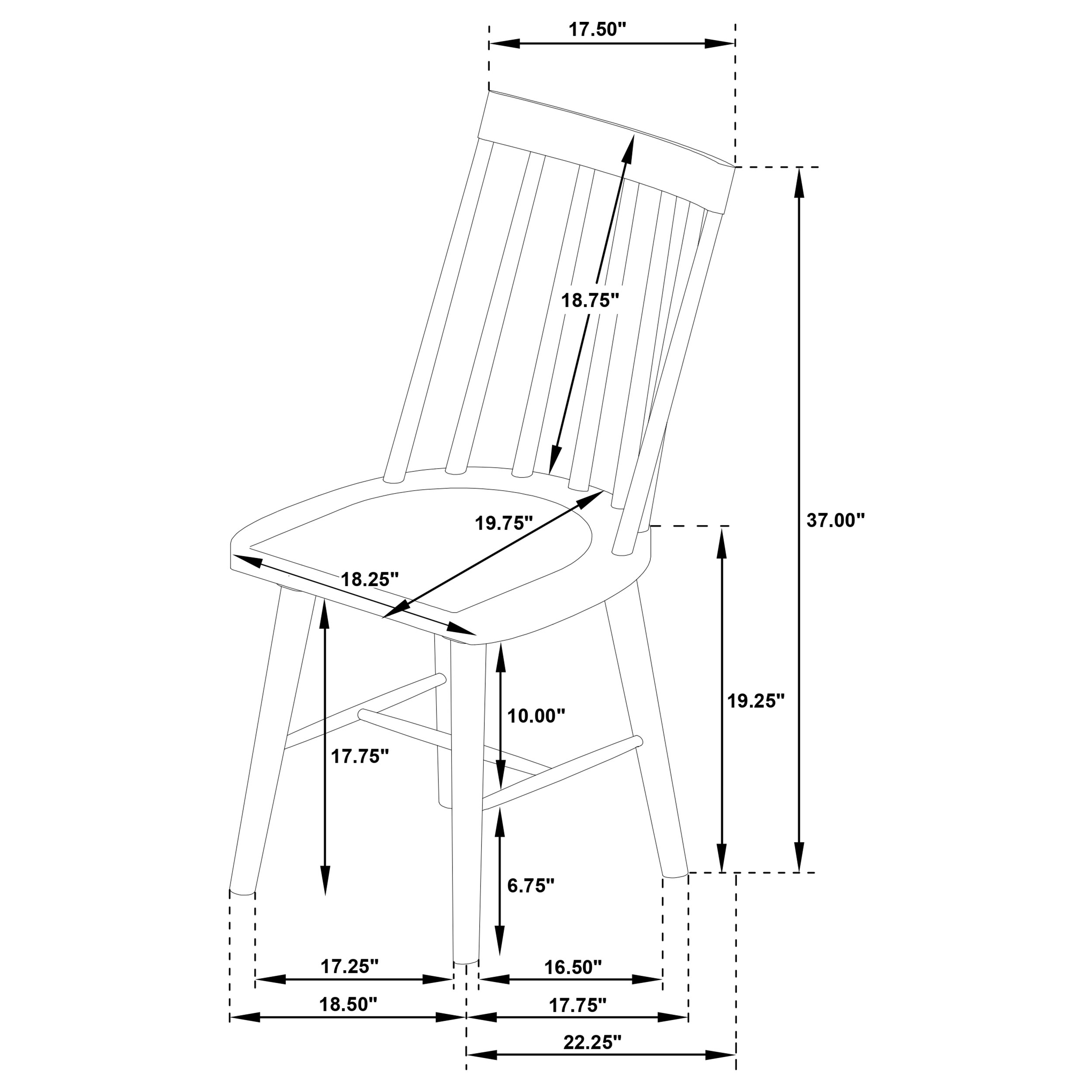 Middleton DINING TABLE 7 PC SET