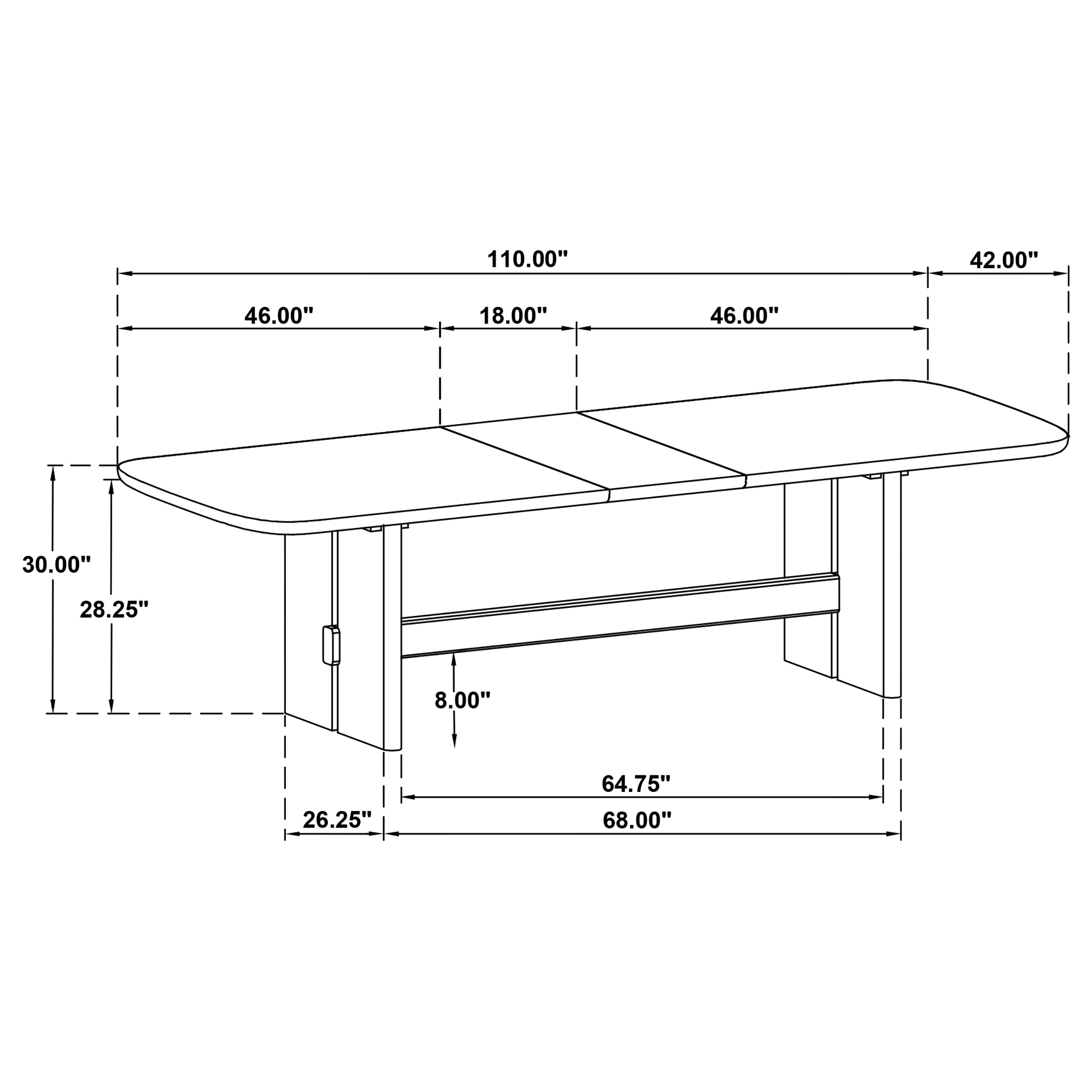 Kailani EXTENSION DINING TABLE