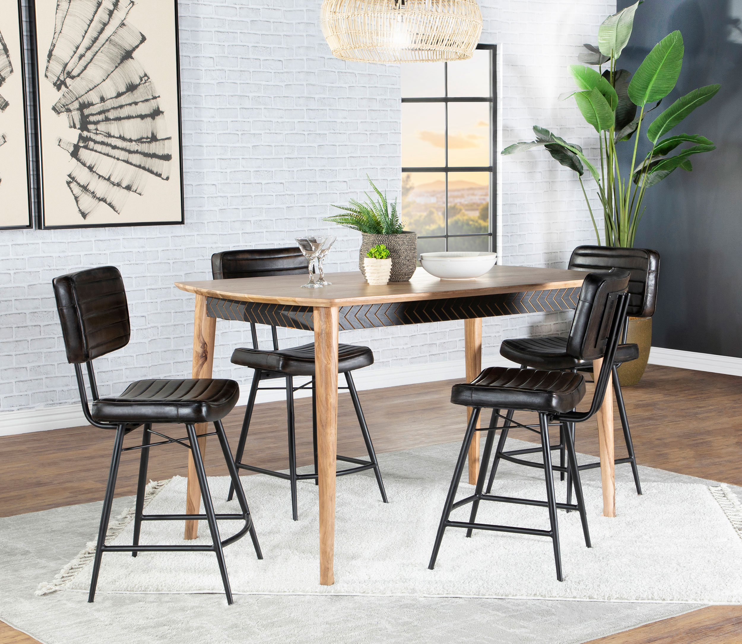 Partridge 5 PC COUNTER HEIGHT DINING SET