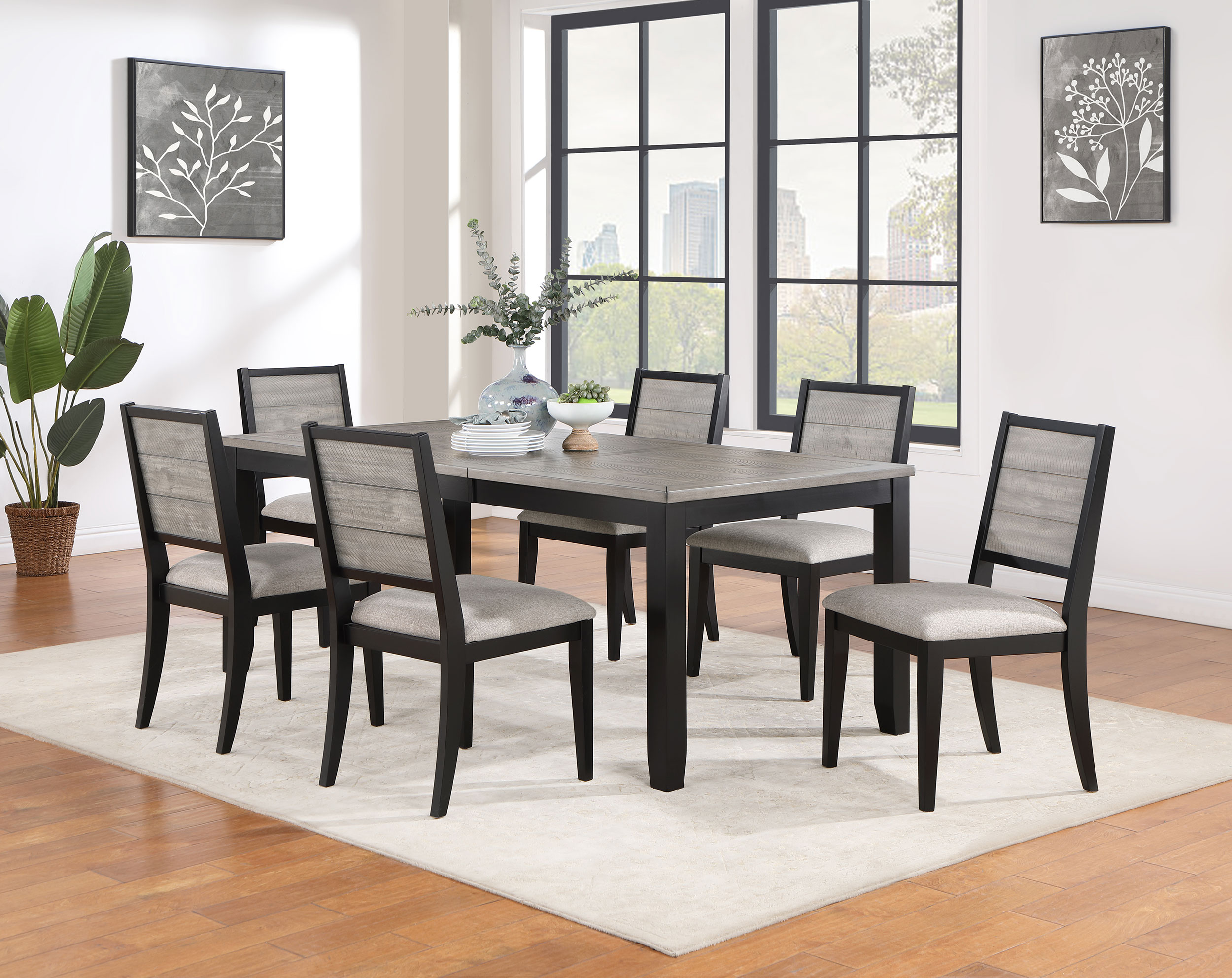 Elodie 7 PC DINING SET
