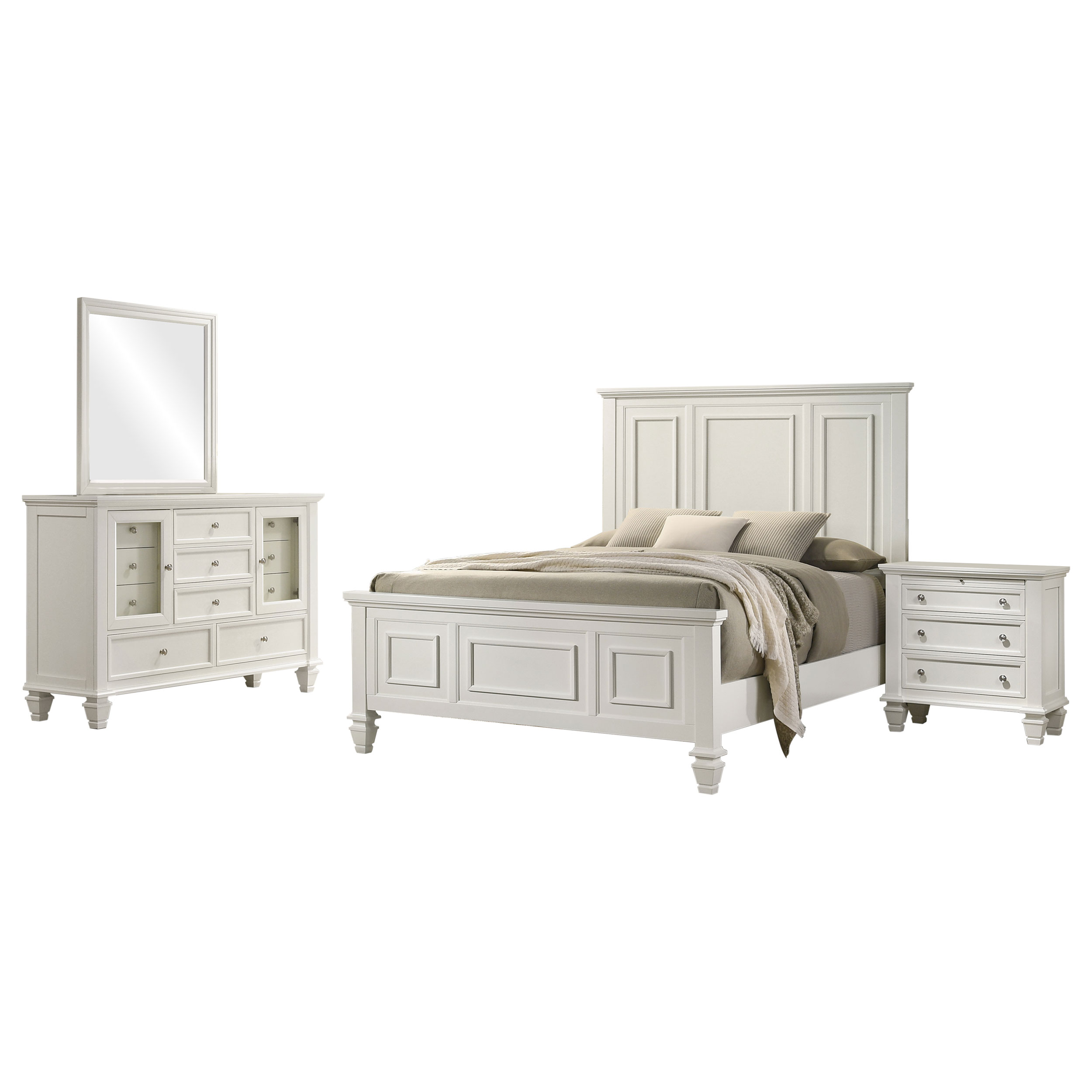 Sandy Beach QUEEN BED 4 PC SET