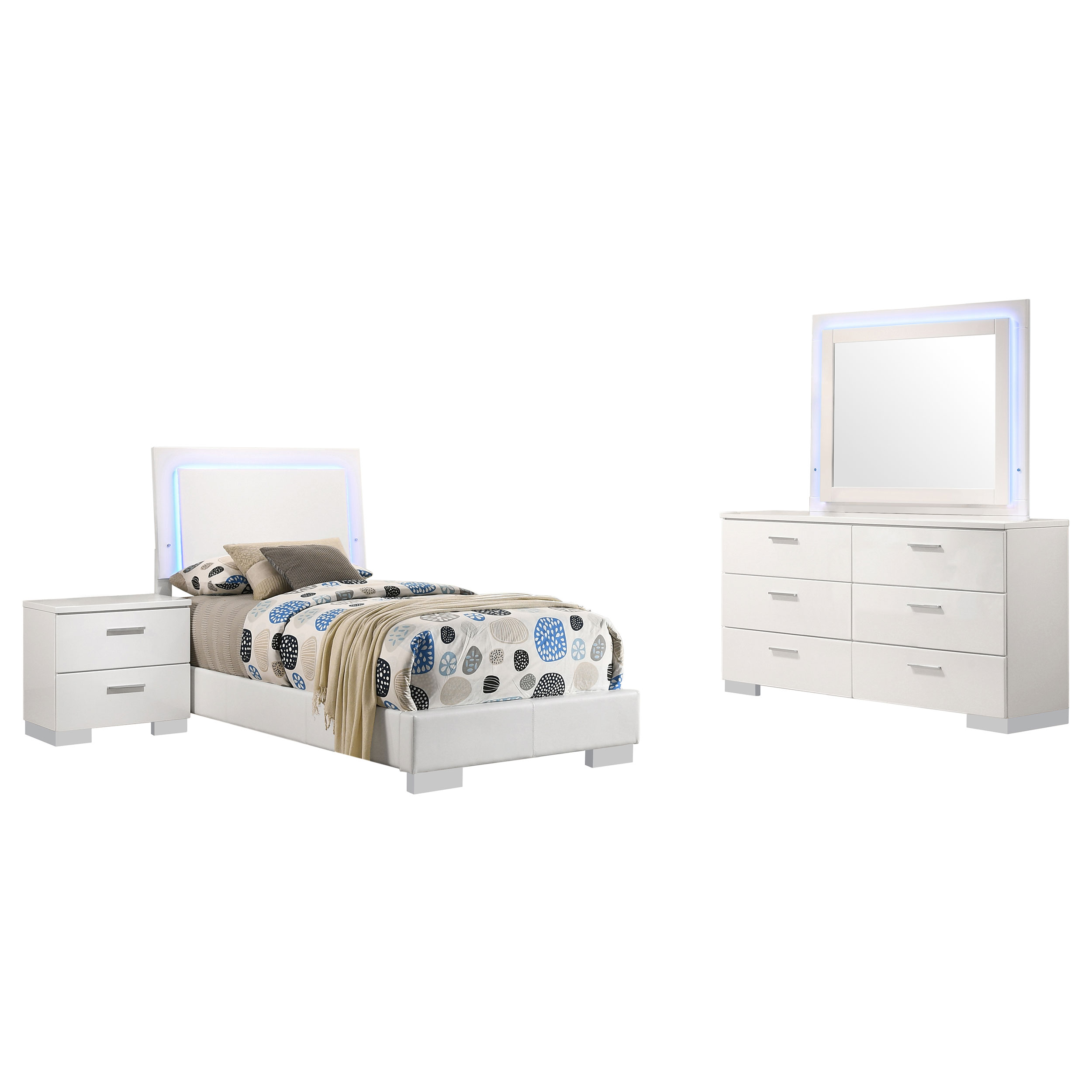 Felicity TWIN BED 4 PC SET