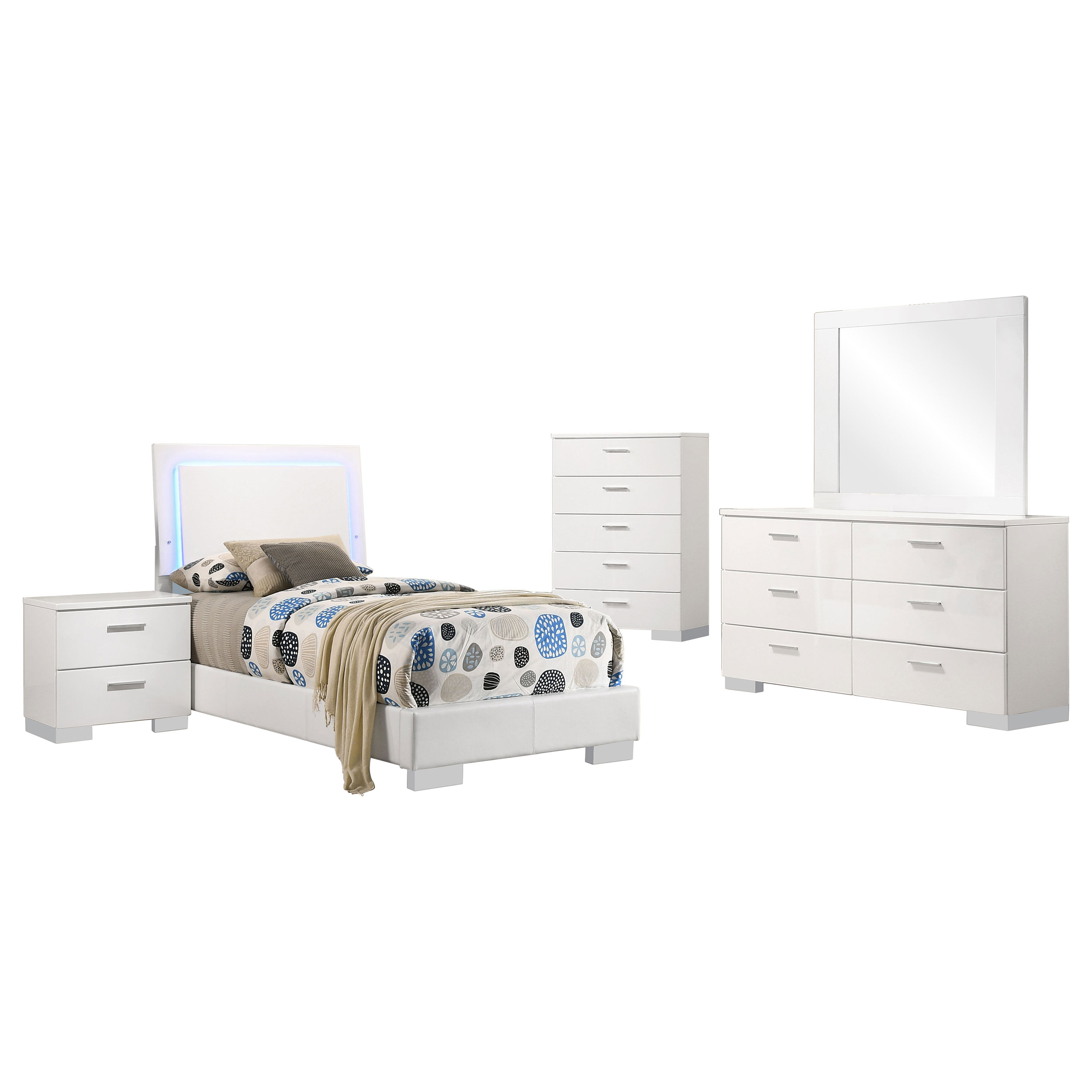 Felicity TWIN BED 5 PC SET