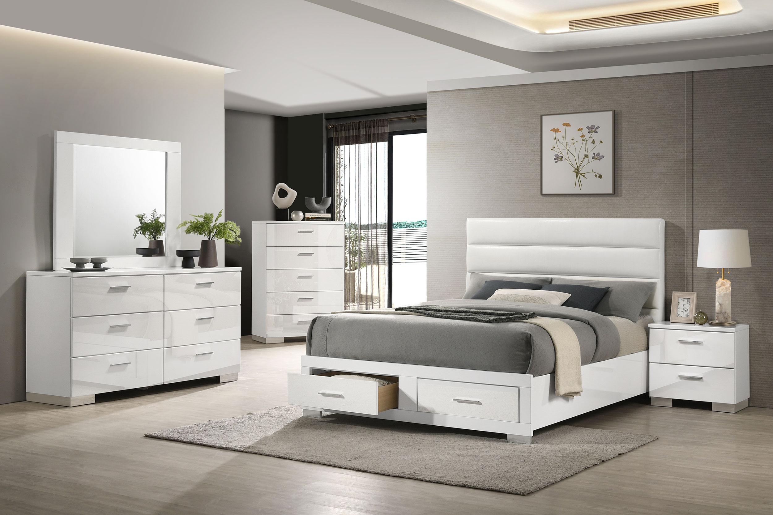 Felicity QUEEN BED 5 PC SET