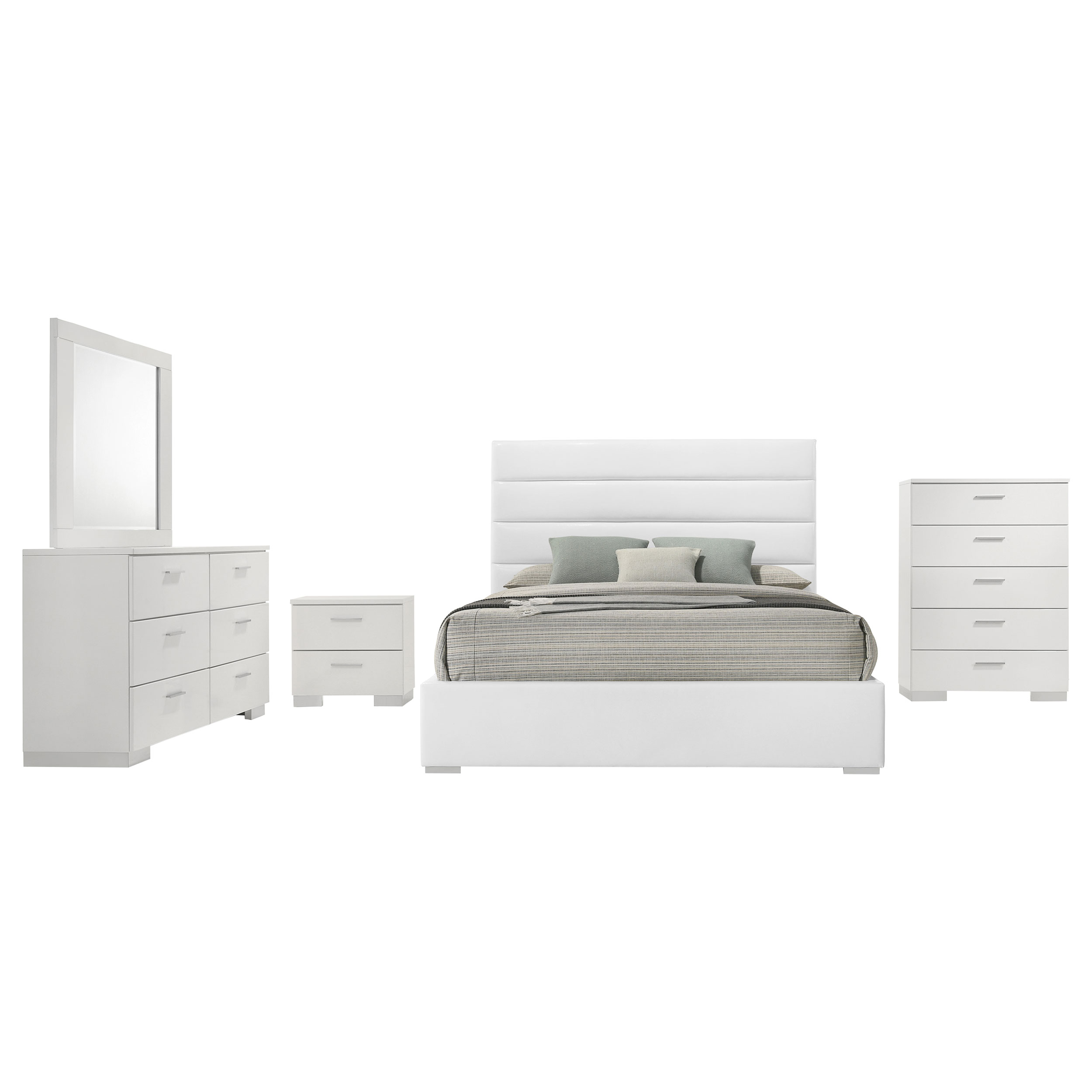 Felicity QUEEN BED 5 PC SET