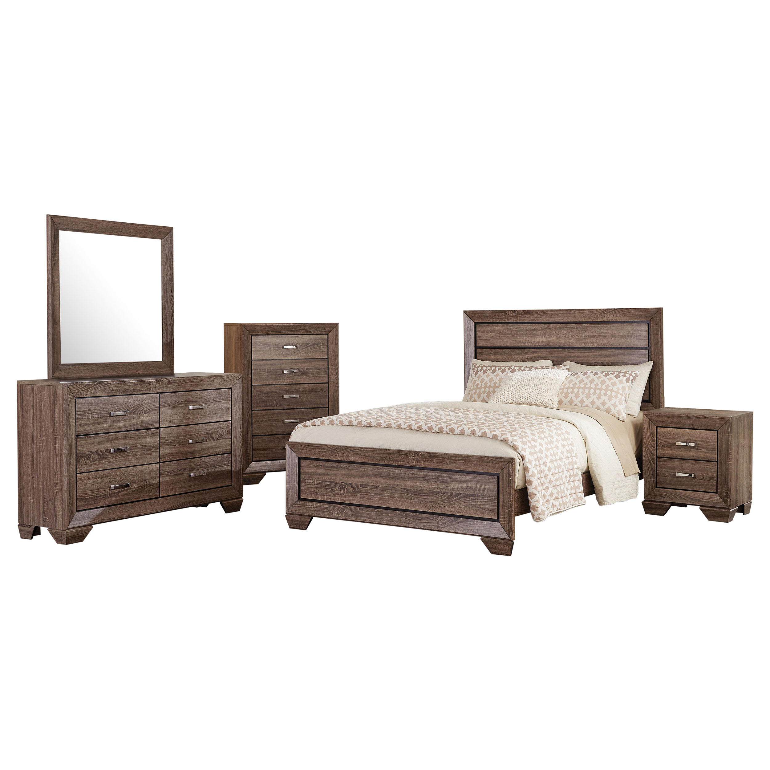 Kauffman CALIFORNIA KING BED 5 PC SET