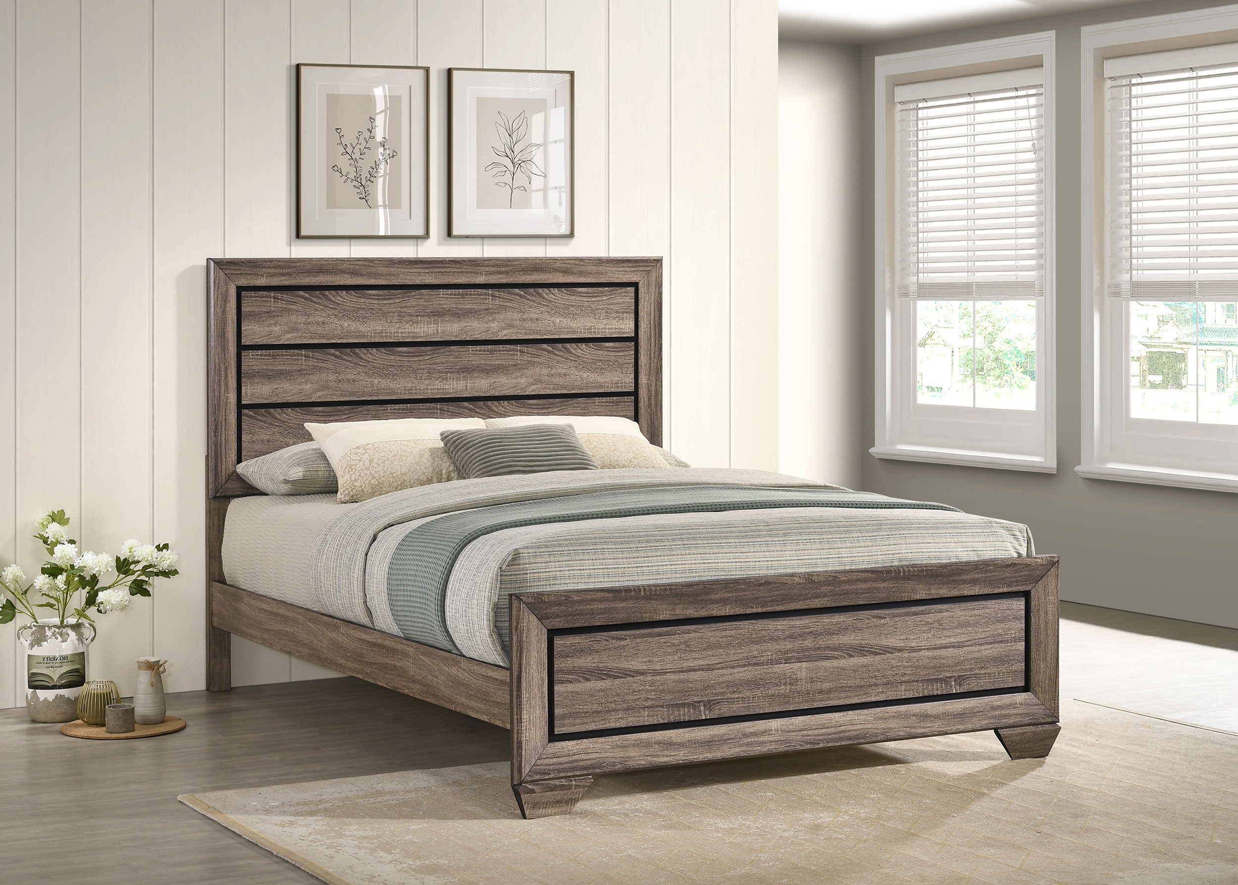 Kauffman QUEEN BED