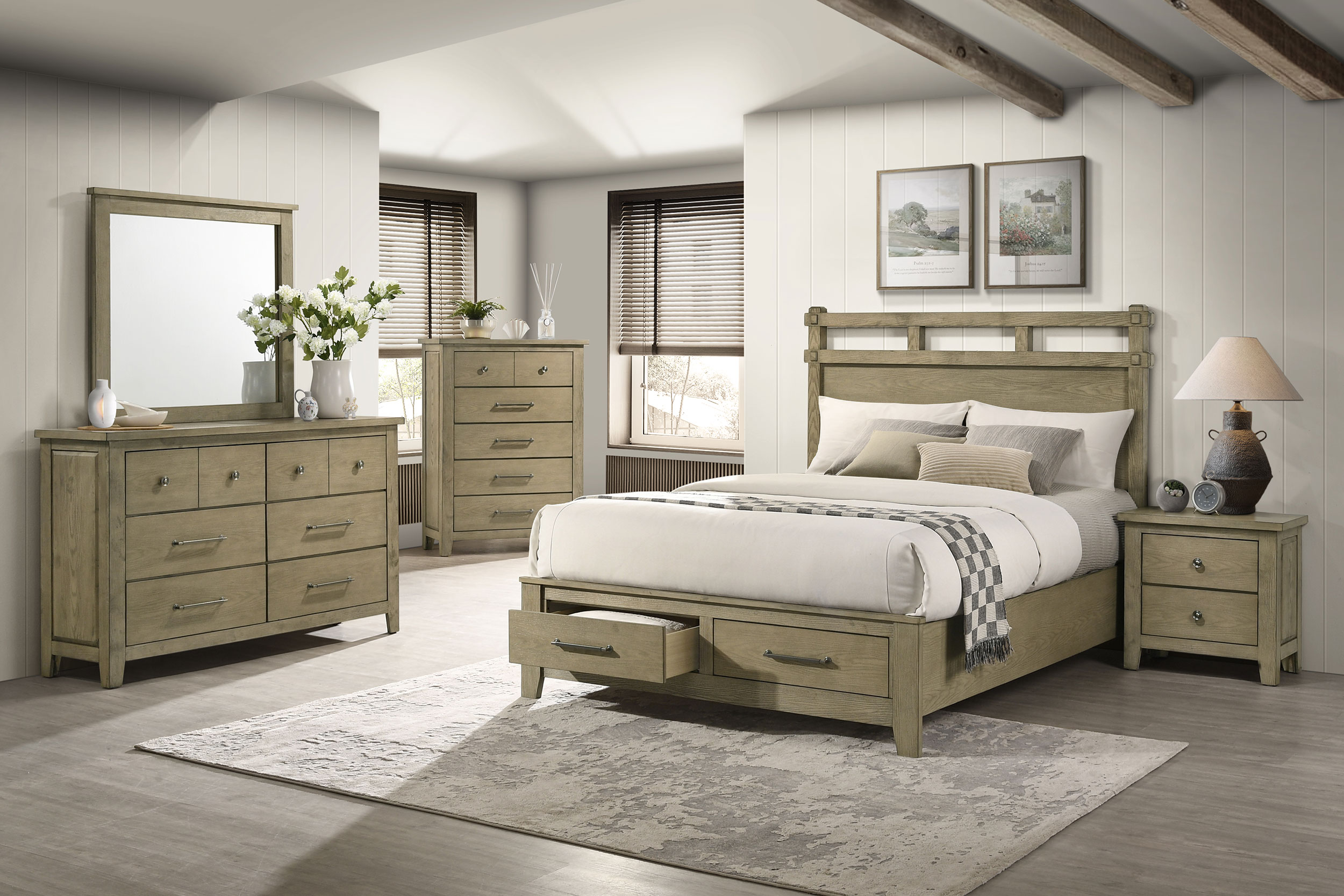Hazlewood EASTERN KING BED 5 PC SET