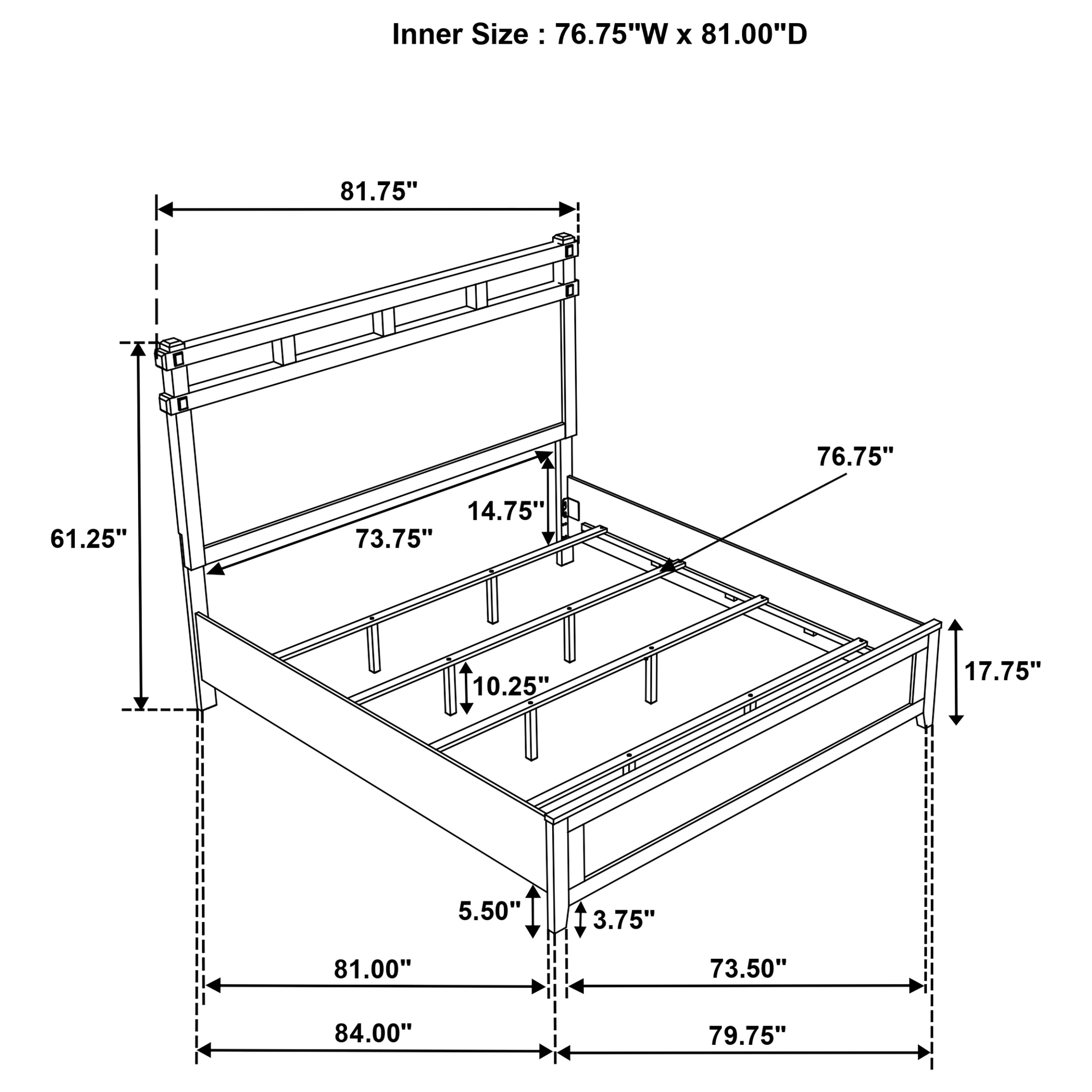 Hazlewood EASTERN KING BED