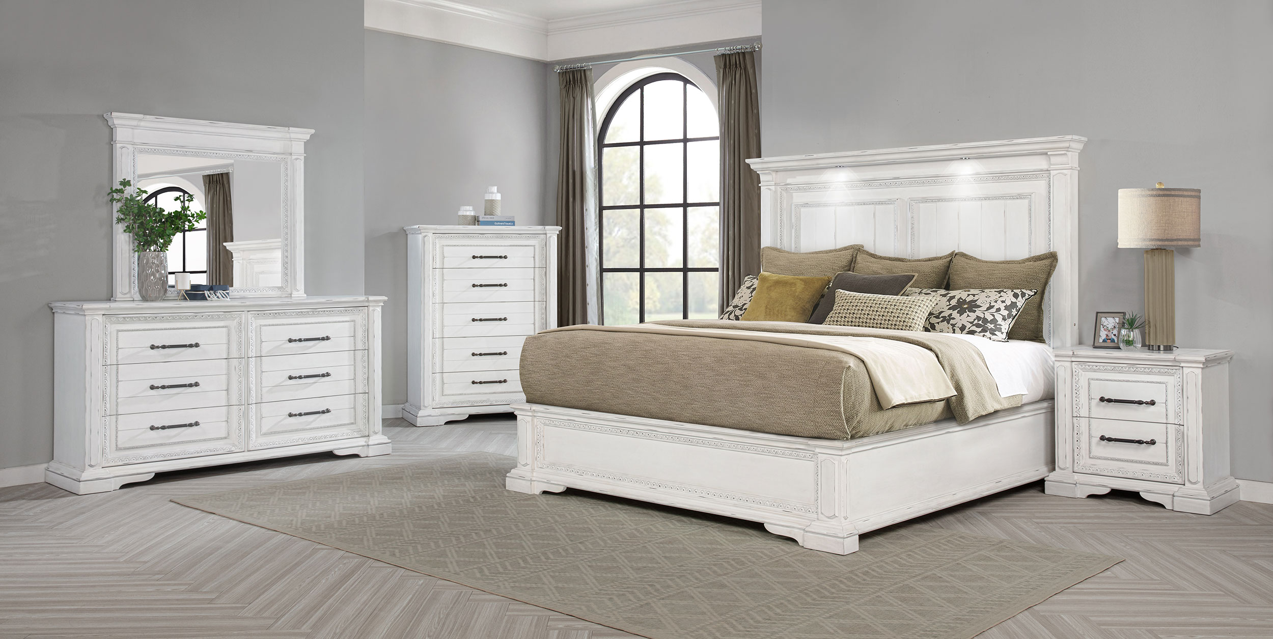 McKinney EASTERN KING BED 5 PC SET