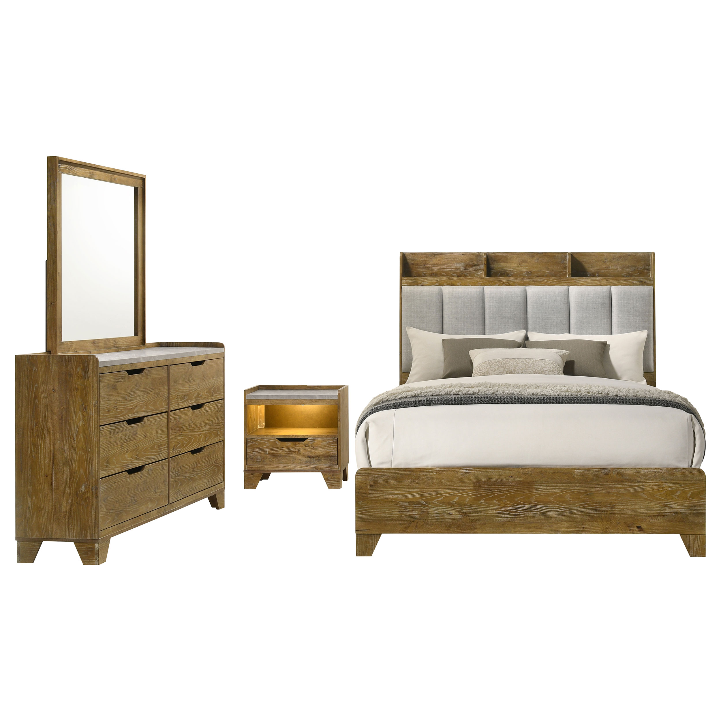 Henderson EASTERN KING BED 4 PC SET