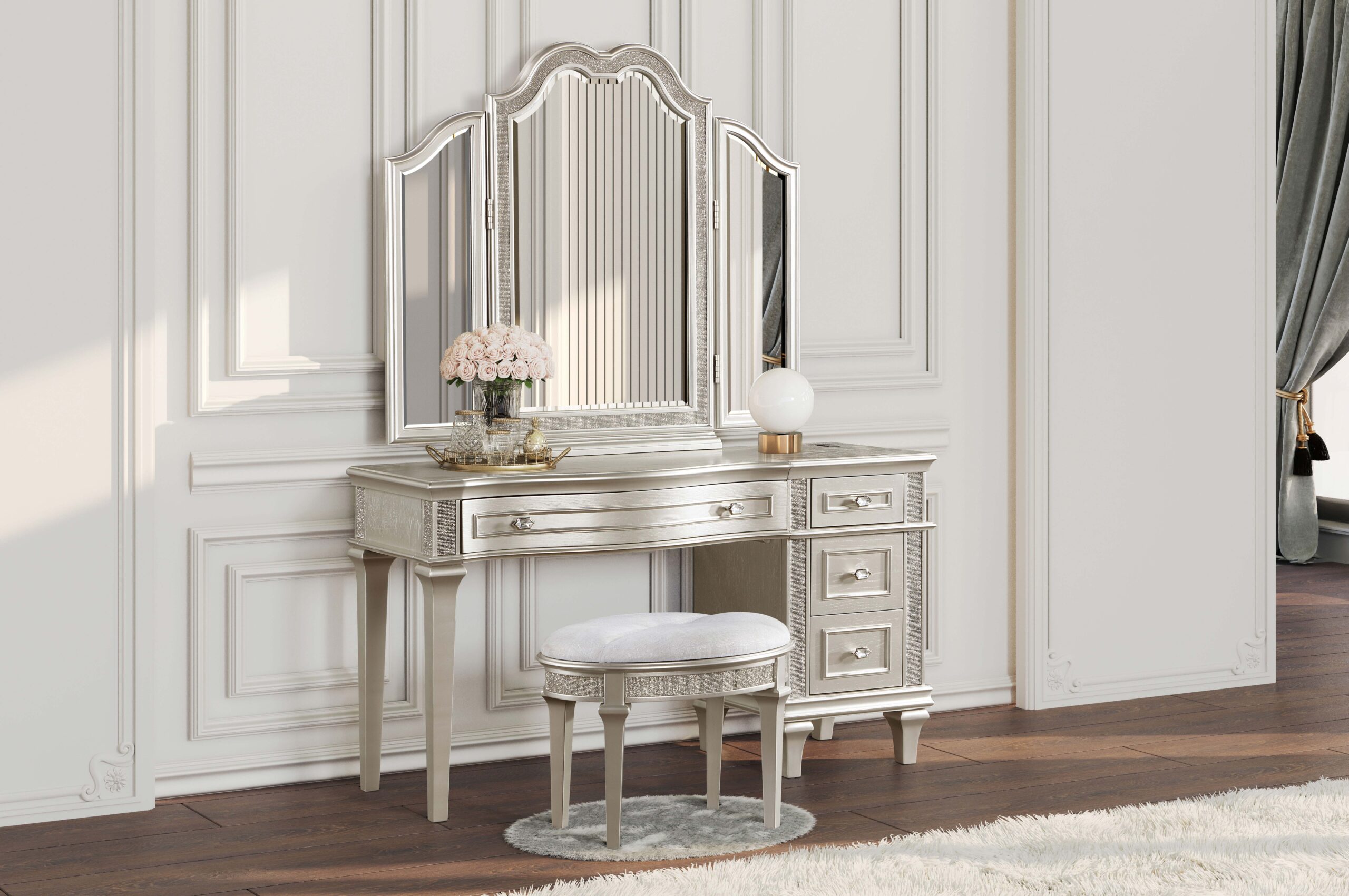 Evangeline VANITY STOOL
