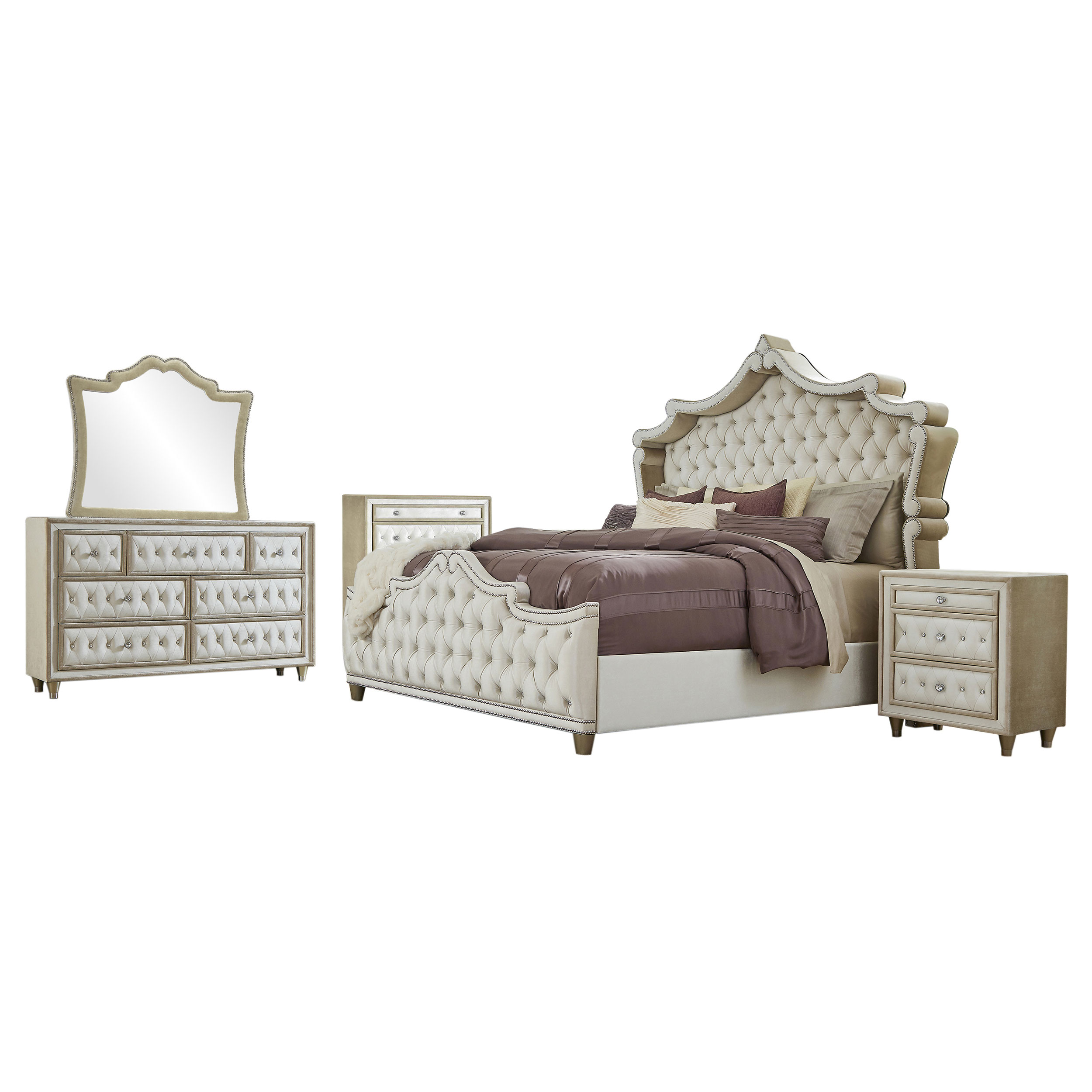 Antonella CALIFORNIA KING BED 5 PC SET