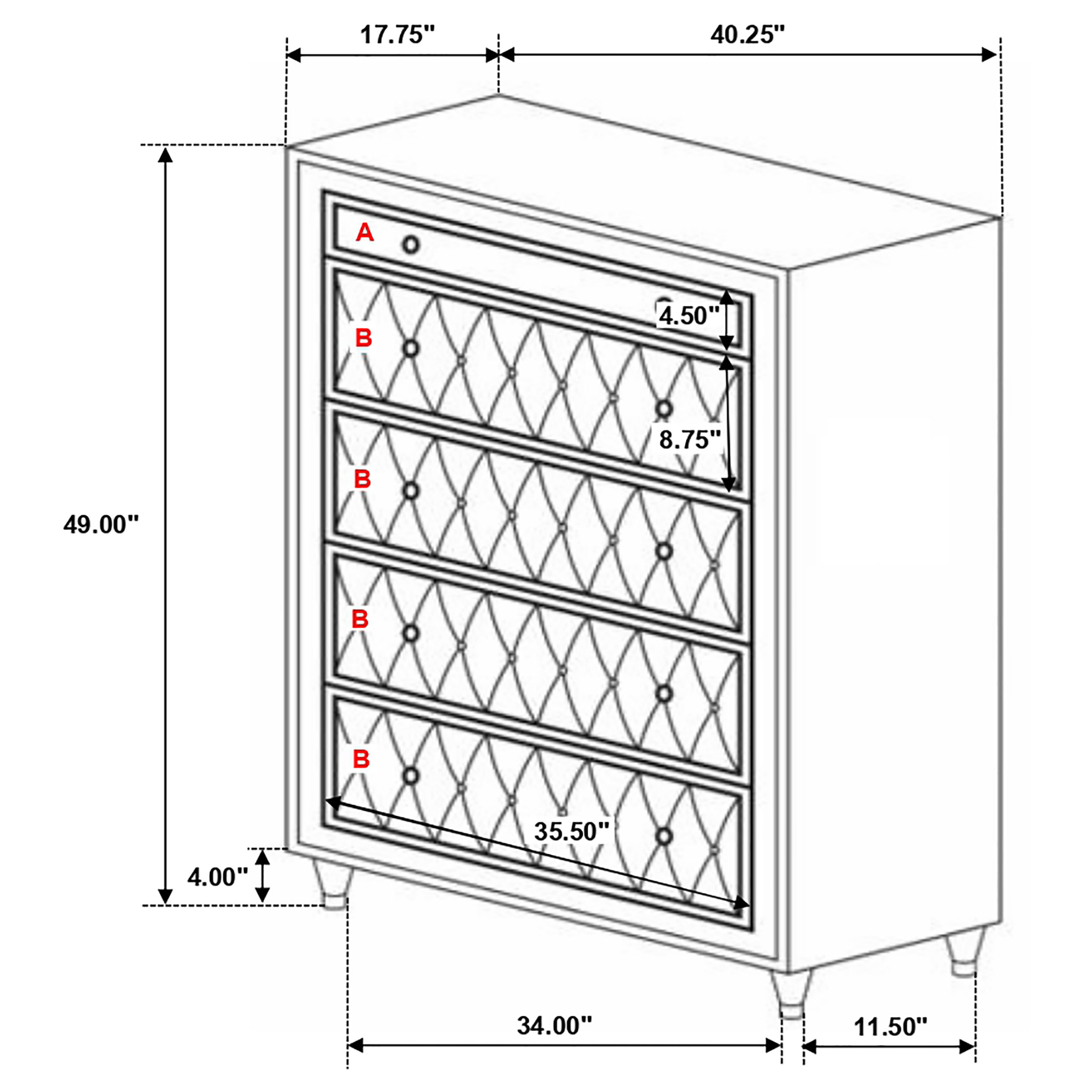 Antonella CALIFORNIA KING BED 5 PC SET