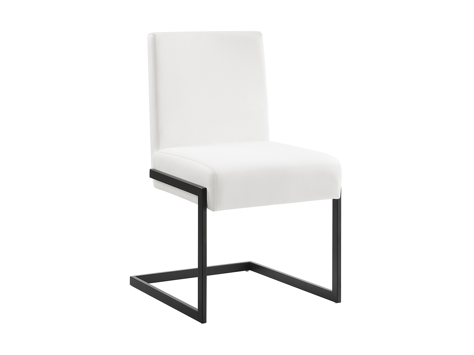 Andrea Set of 2 dining chair in beige linen fabric.