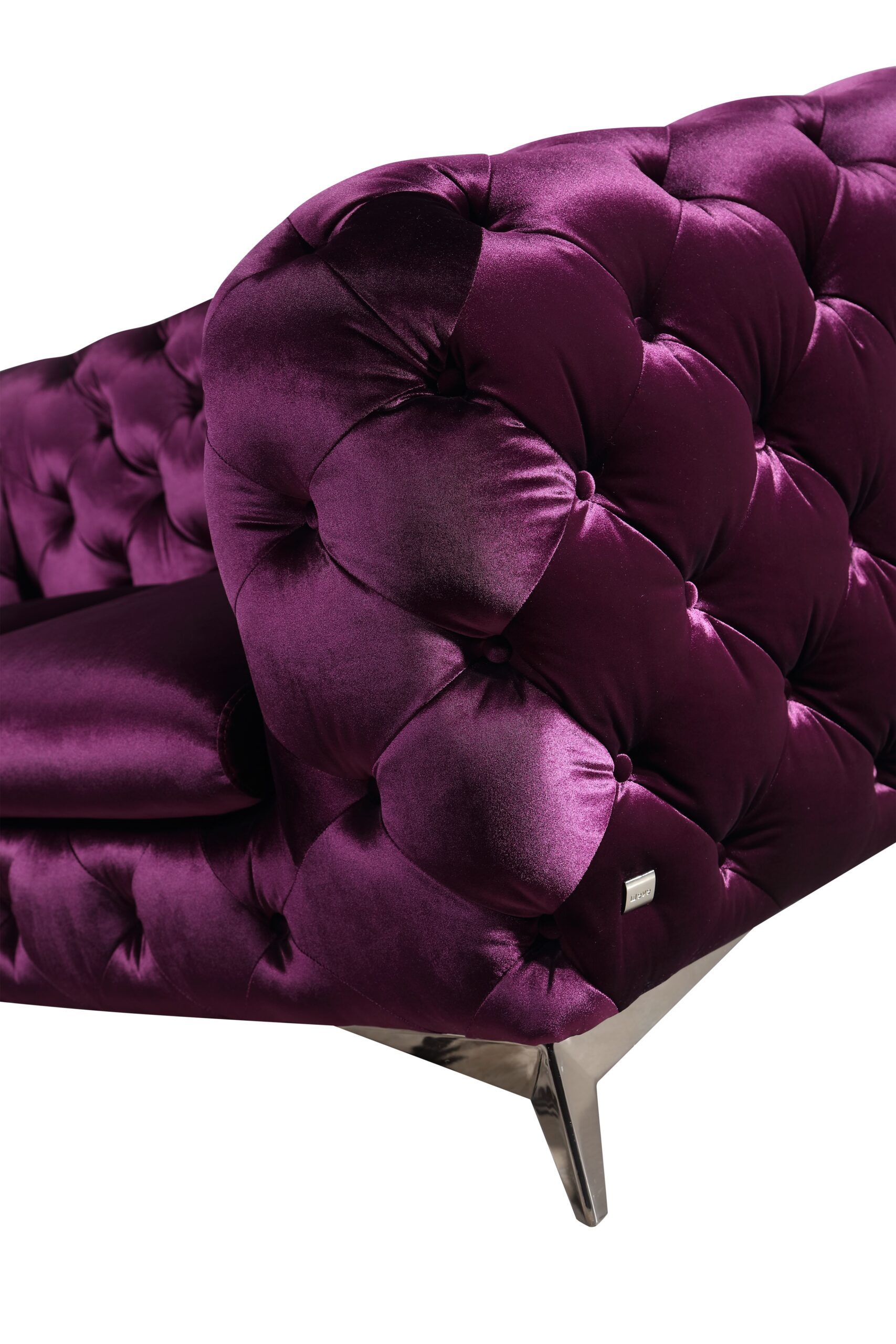 Glitz Love Seat in Purple