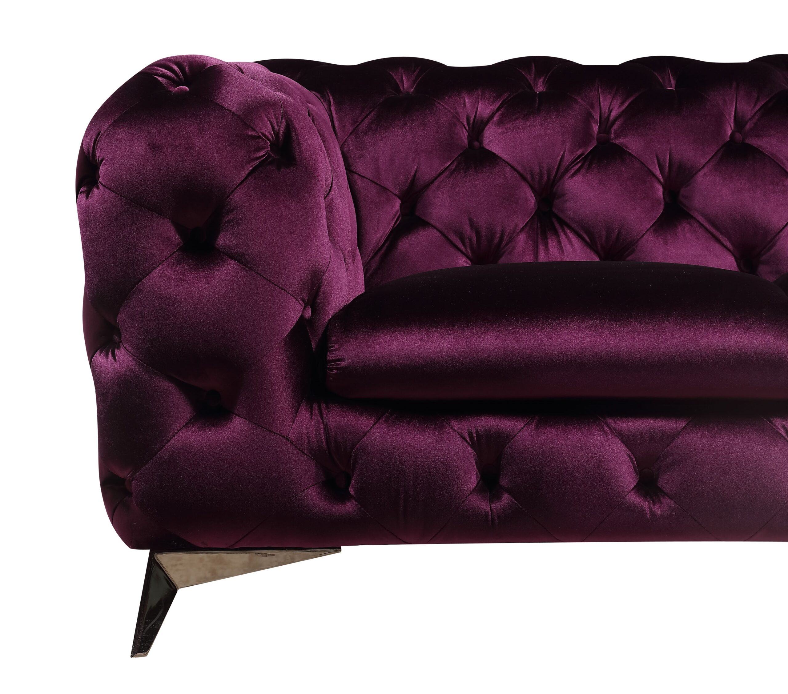 Glitz Love Seat in Purple