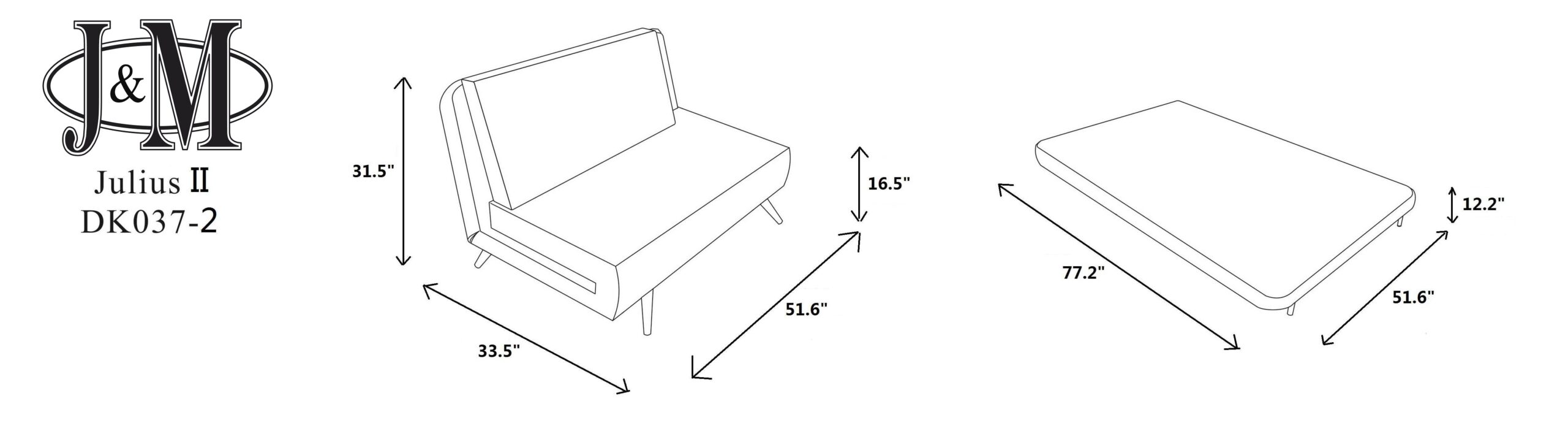 Julius Double Sofa Bed