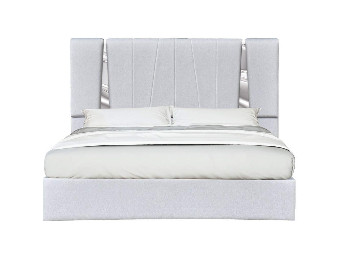 Matisse King Bed in Silver Grey