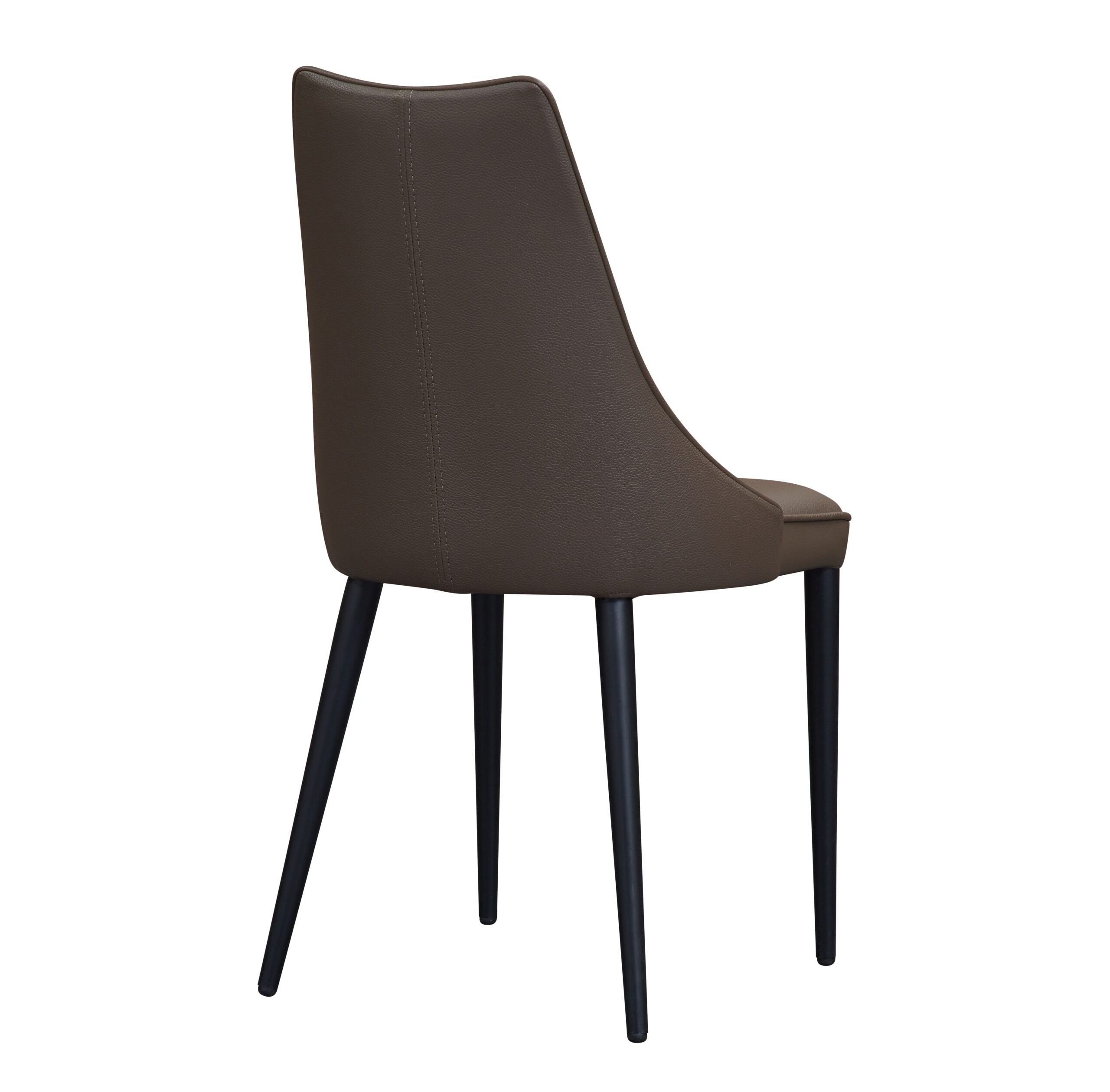 Milano Leather Dining Chair in Chocolate