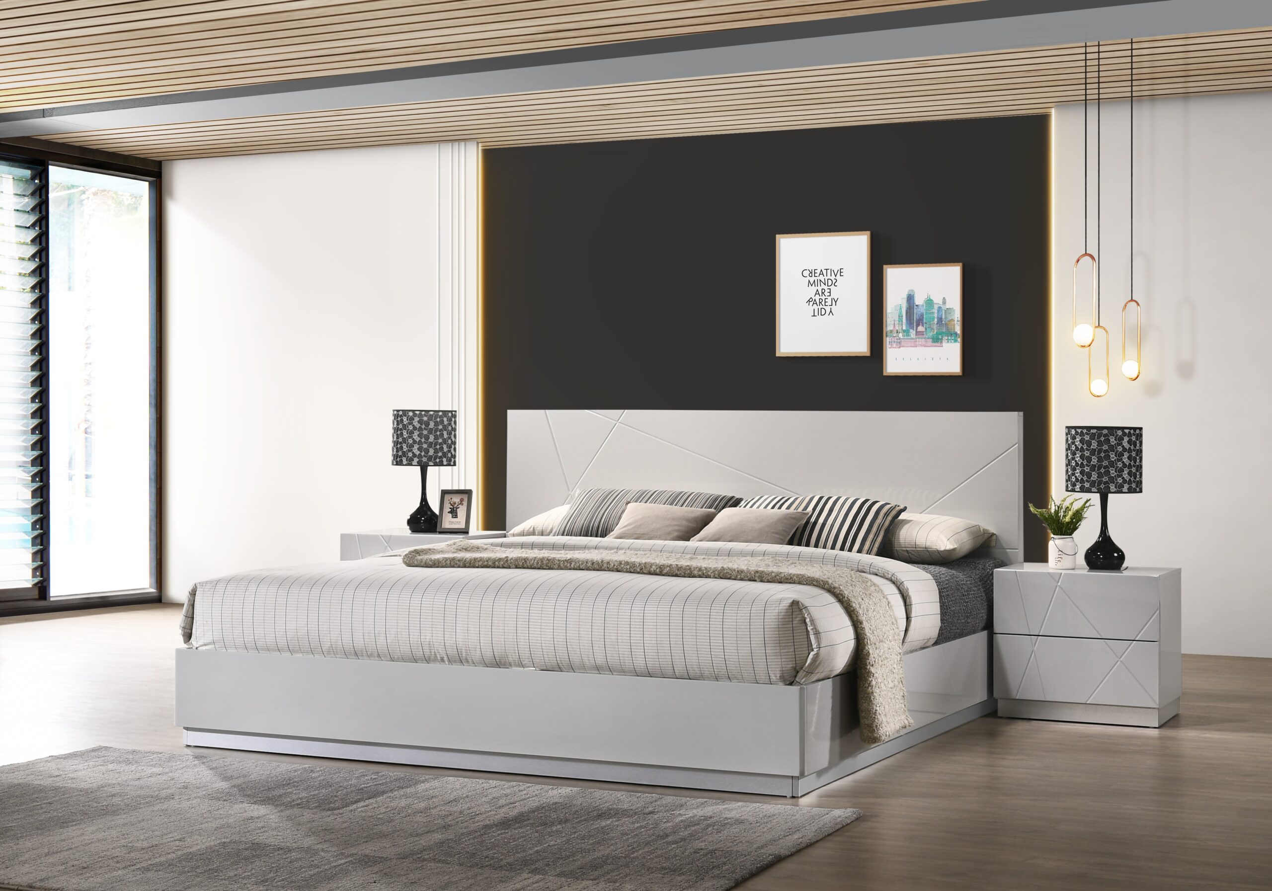 Naples Grey F Bed