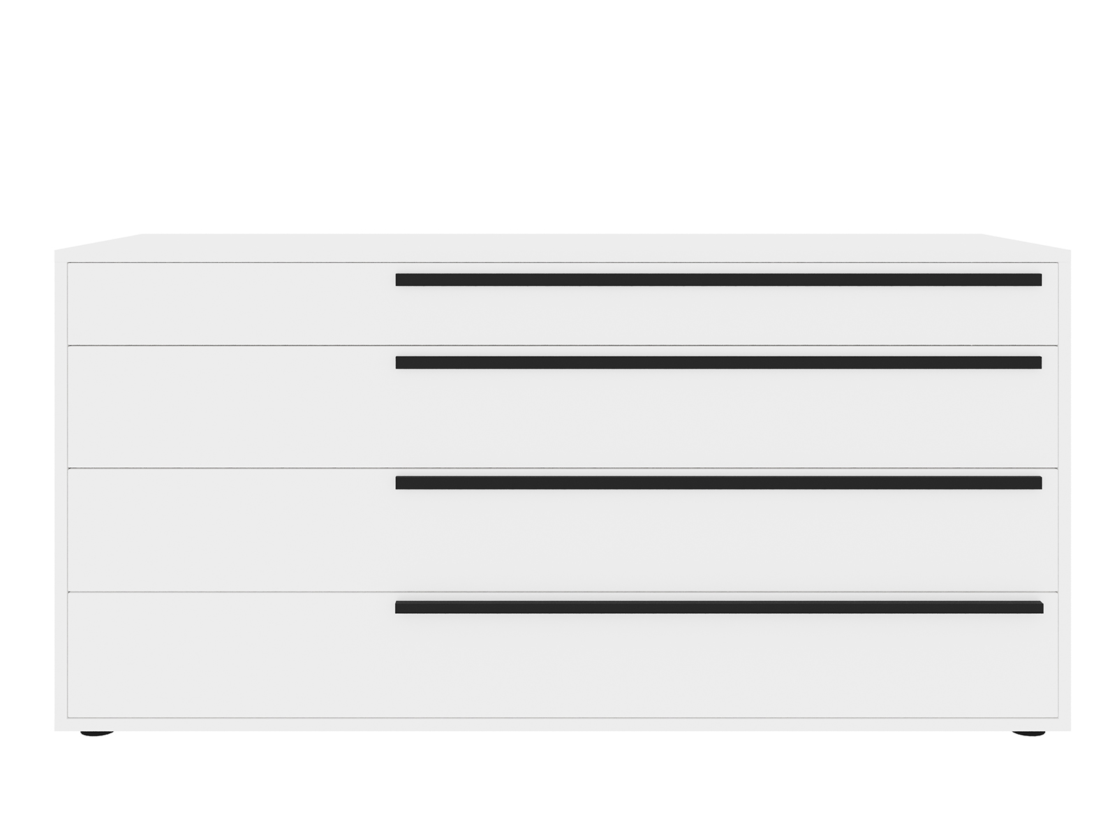 Carter dresser in taupe matte.