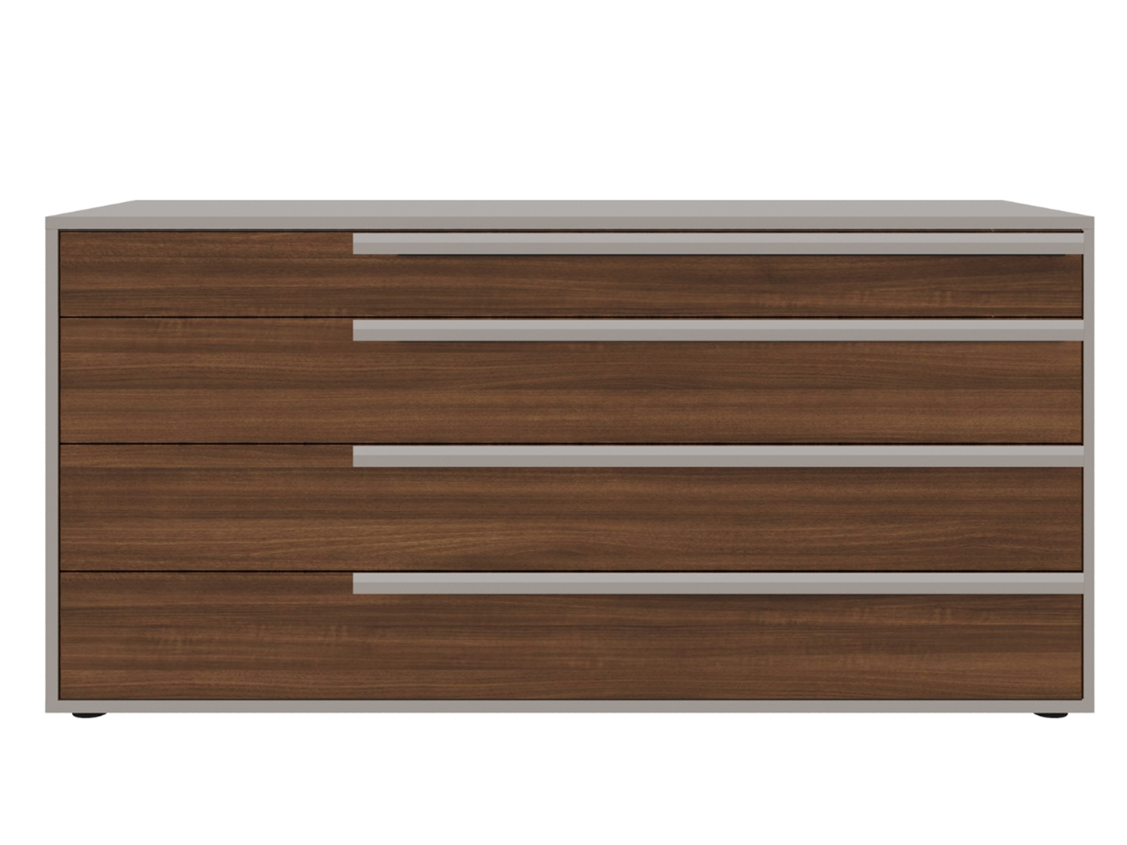 Carter dresser in taupe matte.