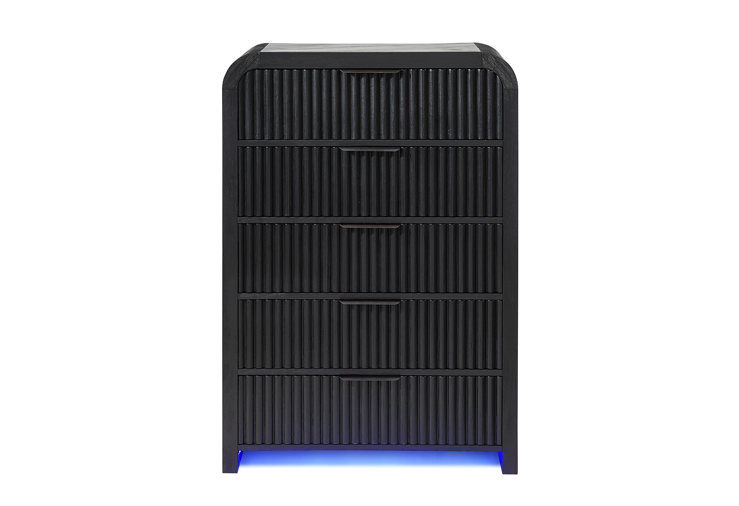 BECKETT WHT/BLK CHEST W/ LED