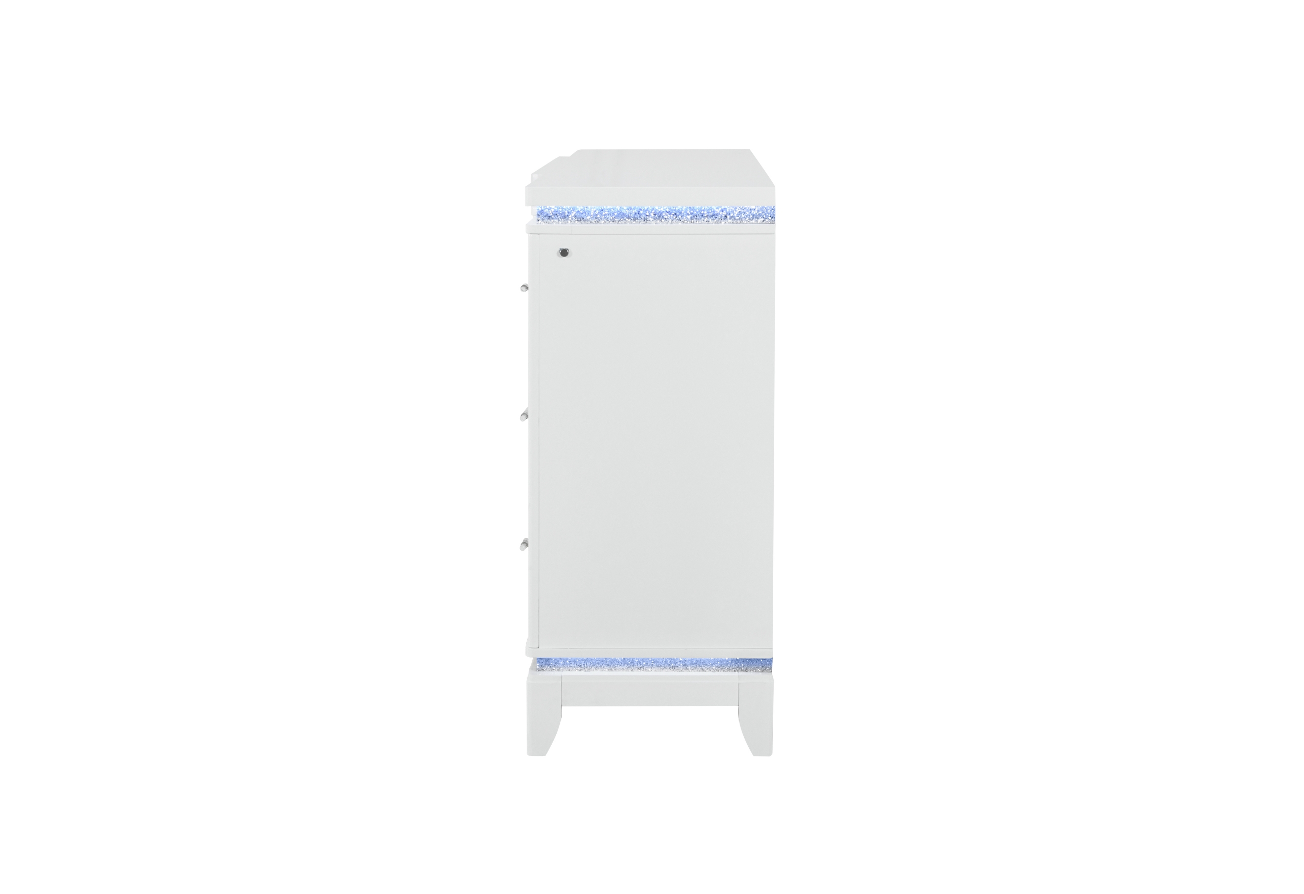 ALINA WHITE DRESSER WITH LED