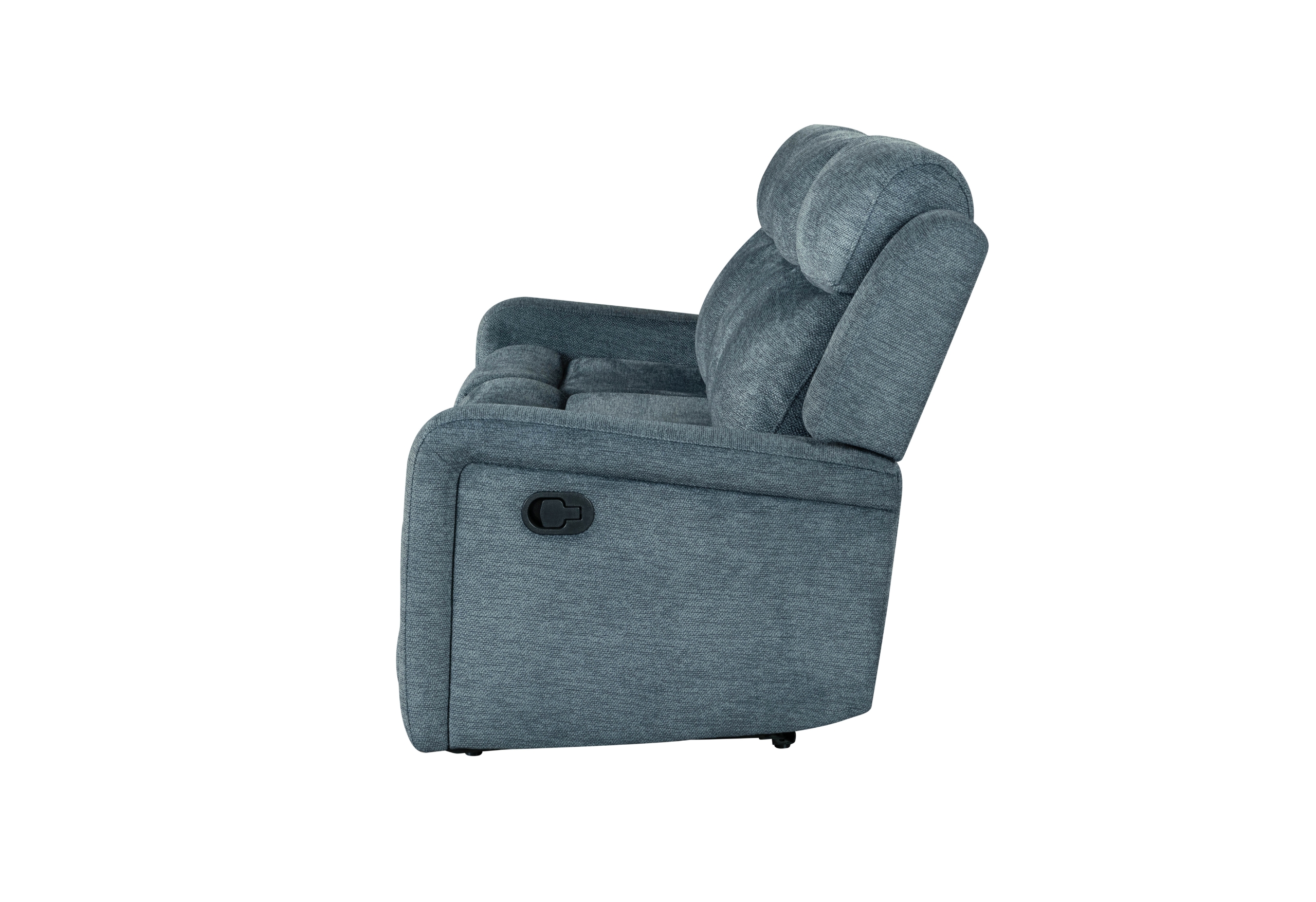 U6024 DARK GREY 9 CONSOLE RECLINING LOVESEAT