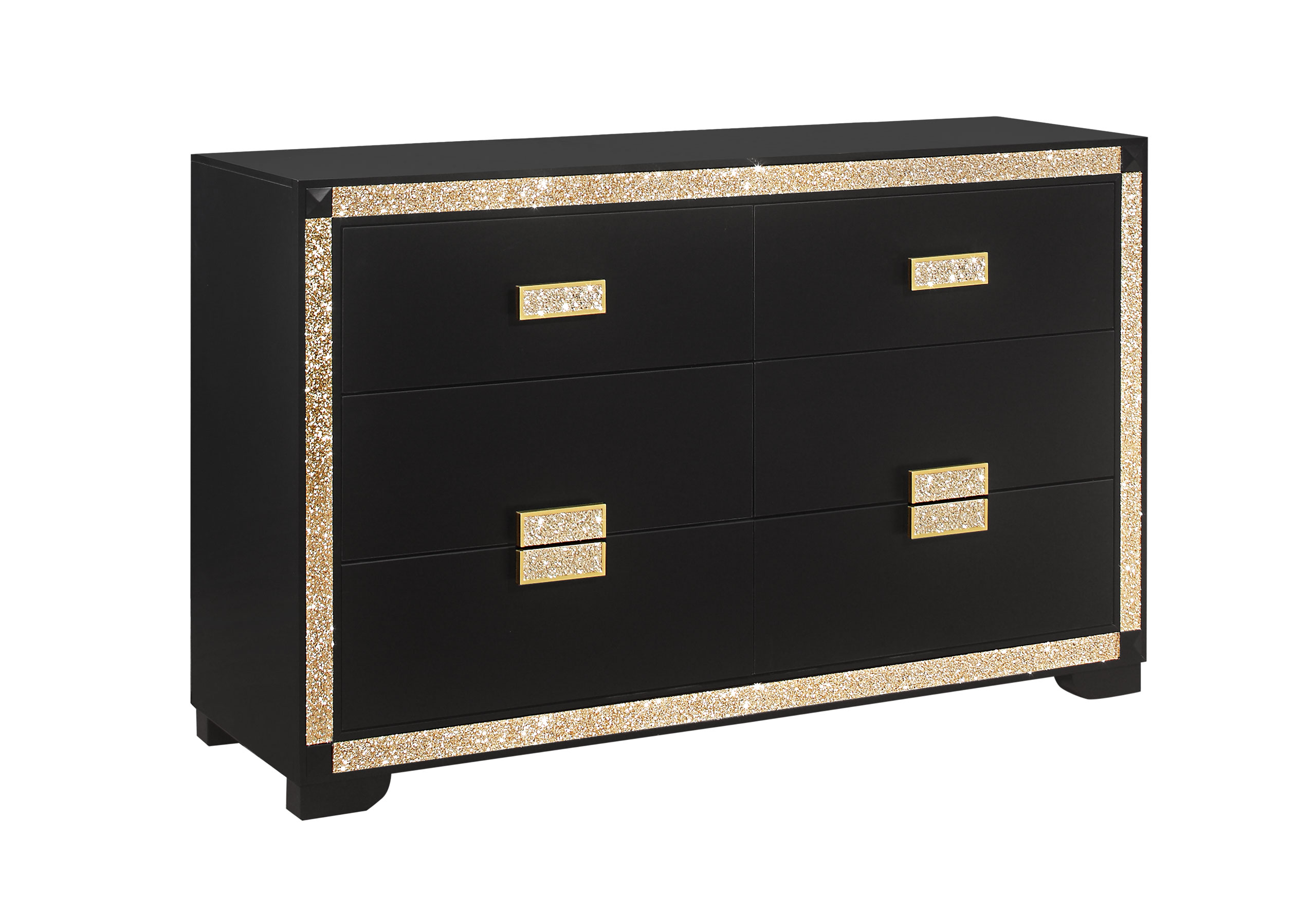 BLAKE BLACK/GOLD DRESSER