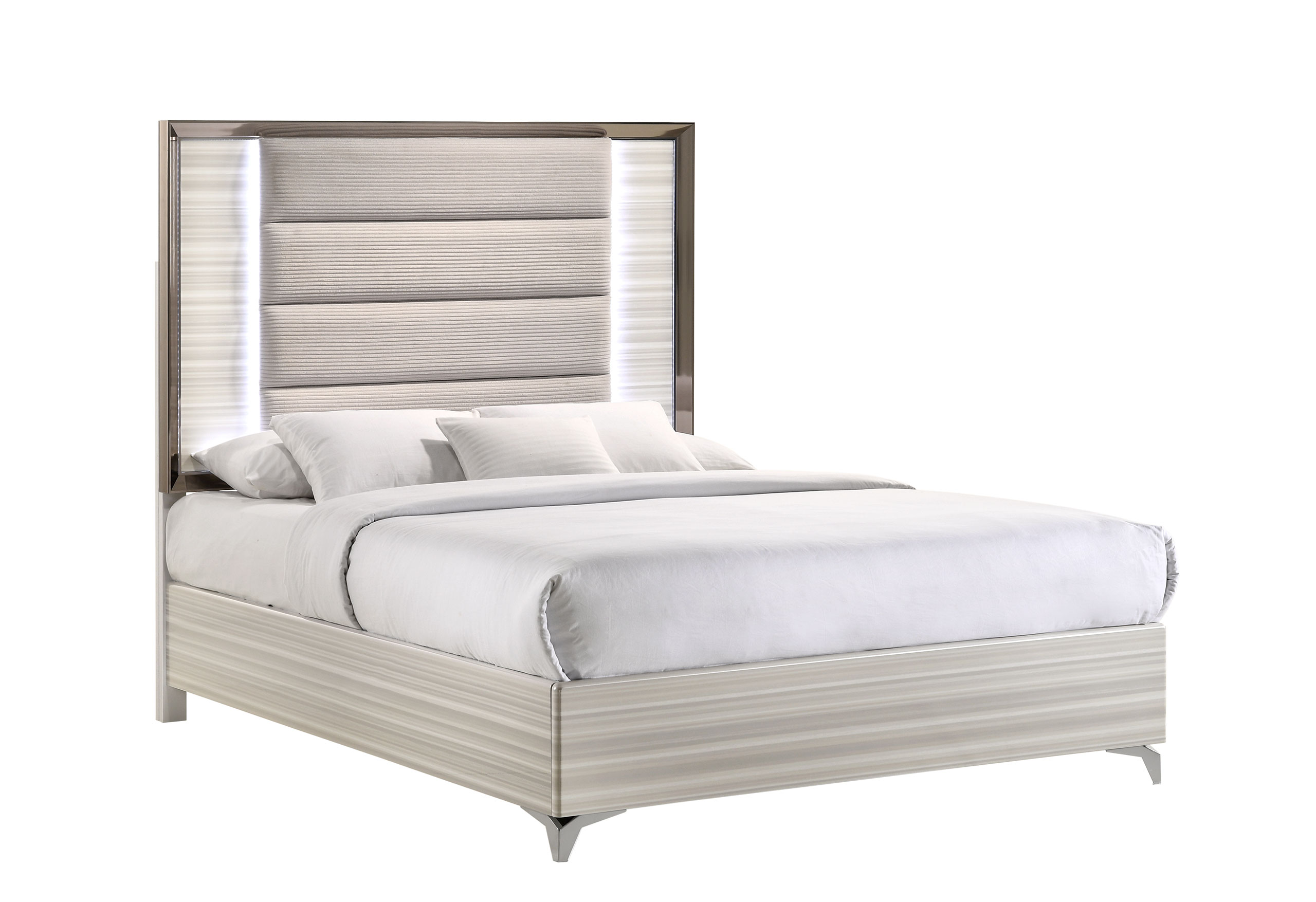 ZAMBRANO WHITE QUEEN BED GROUP