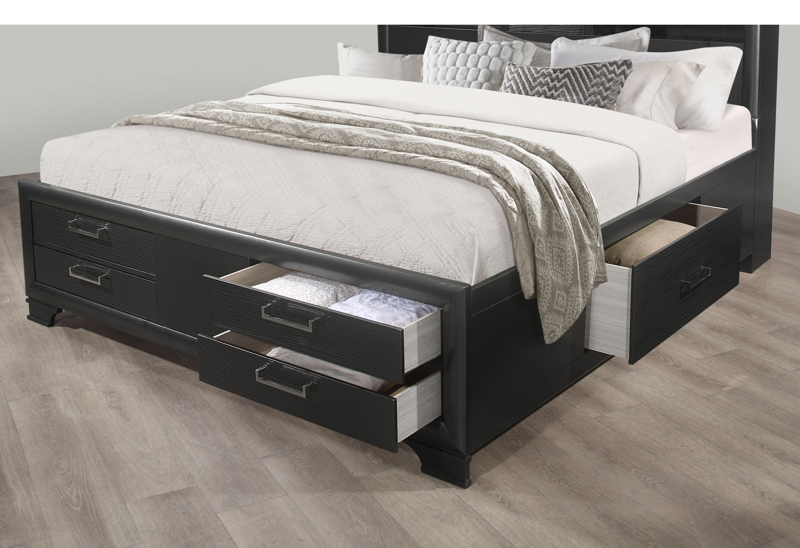 JORDYN GREY QUEEN BED GROUP