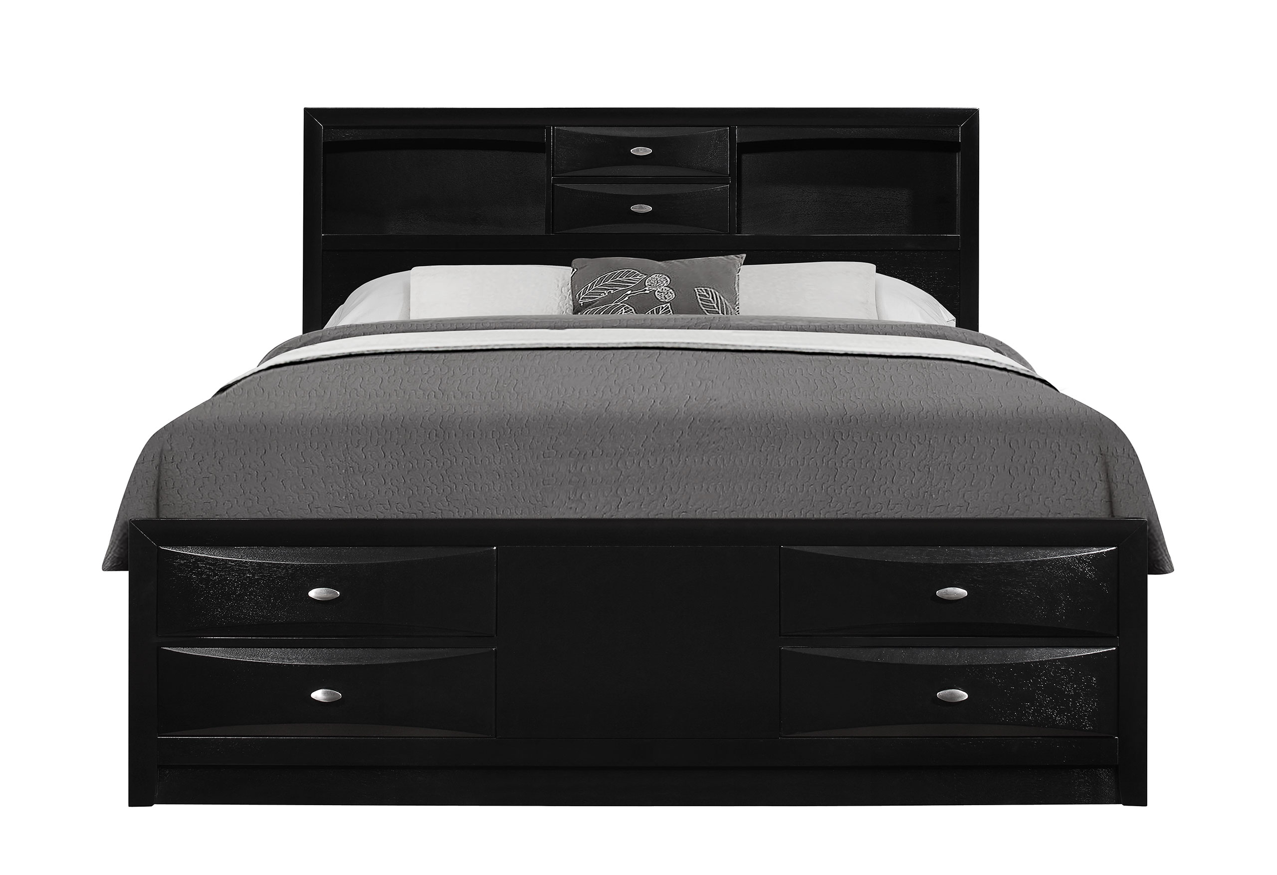LINDA BLACK QUEEN BED