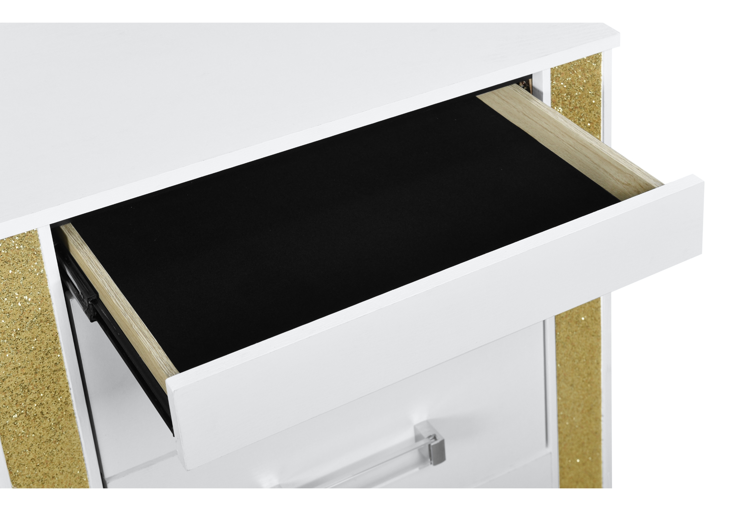 LOGAN SILVER NIGHTSTAND