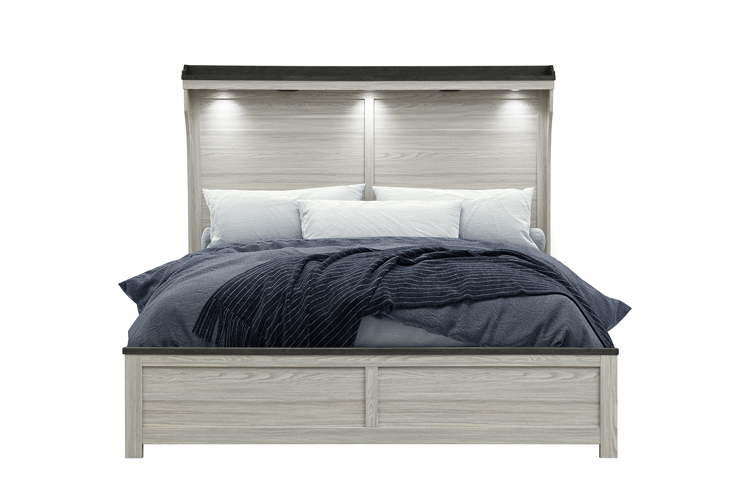 ASHLEY BROWN KING BED